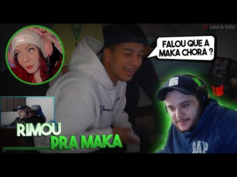 RC REAGINDO AO LOUD GUXTA MANDANDO RIMA PRA MAKA