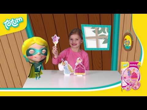 Видео обзор Totum - Набор для творчества - Стикерная мозаика Принцесса и единорог (029736)