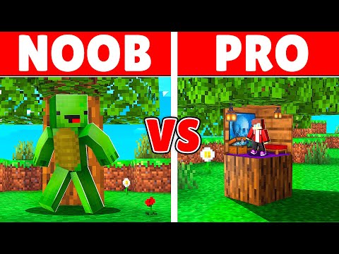 Mikey & JJ Hide And Seek Challenge - Minecraft Maizen