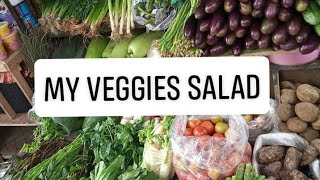 VEGGIES SALAD | with my Nephew Kenken |