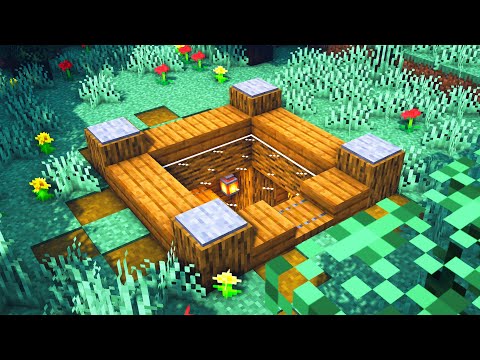 Minecraft Underground Starter House: How to build a Survival Starter House Tutorial