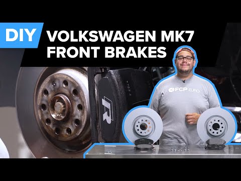 Volkswagen Mk7 Golf R Front Brake Pad and Rotor Replacement DIY