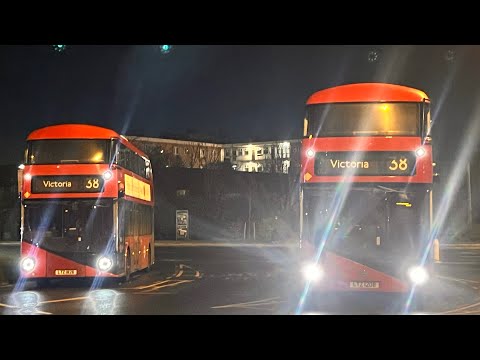 FULL ROUTE VISUAL | Arriva London Bus Route 38 Victoria - Clapton Pond LT826 (LTZ 1826)