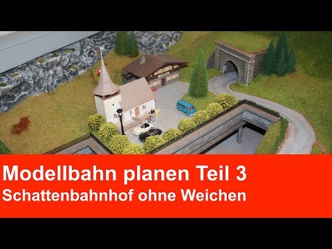 # Modellbahn planen # Schattenbahnhof ohne Weichen auch Zugspeicher genannt