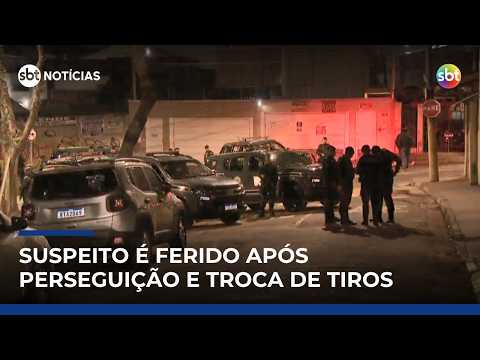 Troca de tiros com policiais da ROTA em Guarulhos (SP) termina com suspeito morto | #SBTNotícias