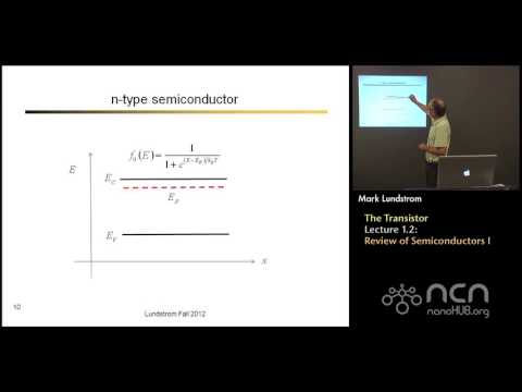 nanoHUB-U Nanoscale Transistors L1.2: The Transistor - Review of Semiconductors I