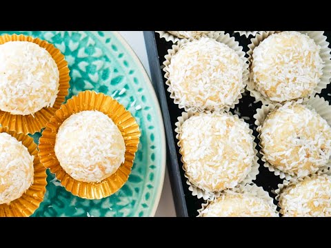 Easy 5 Minute Semolina and Coconut Ladoo