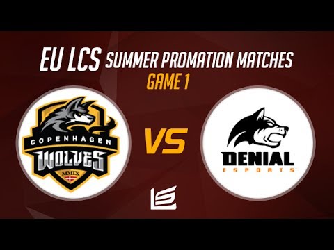 EU Summer Split Promotions 2014 Copenhagen Wolves vs Denial eSports G1 Highlights
