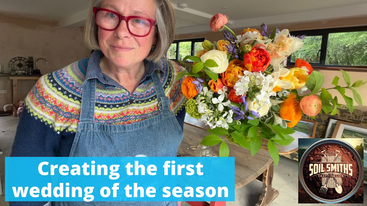 From Field to Wedding Flowers — Our First Harvest & Design of the Year