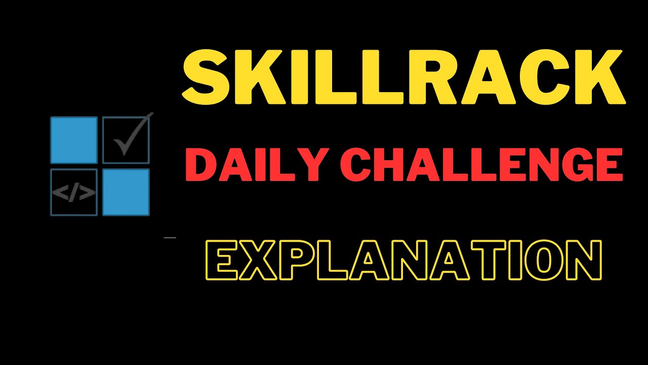 SkillRack Daily Challenge Python Explanation | | #skillrack #skillrackdaily