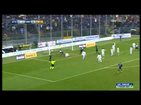 Highlights Atalanta  Crotone 2 - 0 Sky calcio 20/11/10