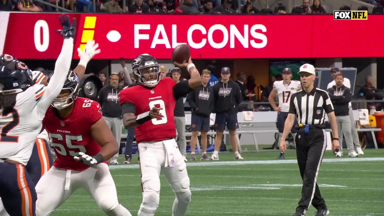 Penix throws up a DOT to Dotson for an ATL TD