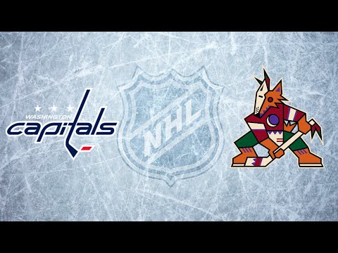 NHL Arizona Coyotes vs Washington Capitals / Oct.29, 2021/Goals only