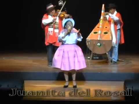 JUANITA DEL ROSAL 2015 ACOMPAÑADO POR ANDRES CHIMANGO LARES (VIOLIN)GREGORIO CONDORI  LAPLA (ARPA)
