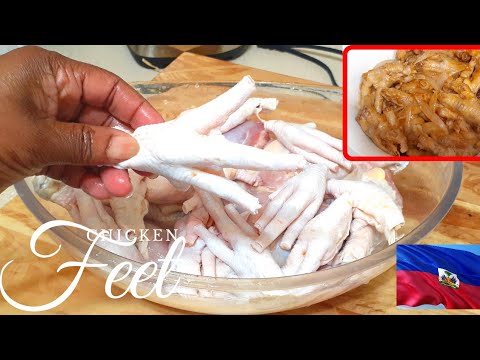 Best Chicken Feet Recipe, The Haitian Food Channel