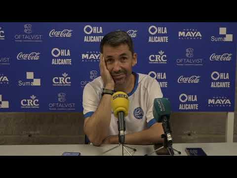 Rueda de prensa Gonzalo García de Vitoria J4, Movistar Estudiantes - HLA Alicante