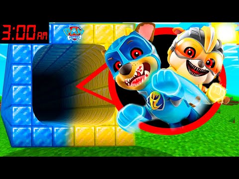 Ultimate Paw Patrol Tunnel of Doom in Minecraft!