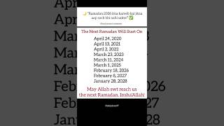 Download lagu Ramadan 2026 is closer than you think...! 🫀🤍☺️ #shorts #shortsfeed #ramadan mp3