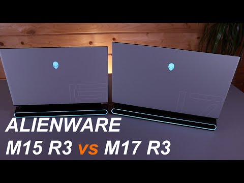Alienware M15 vs M17 comparison (15" vs 17" laptops)