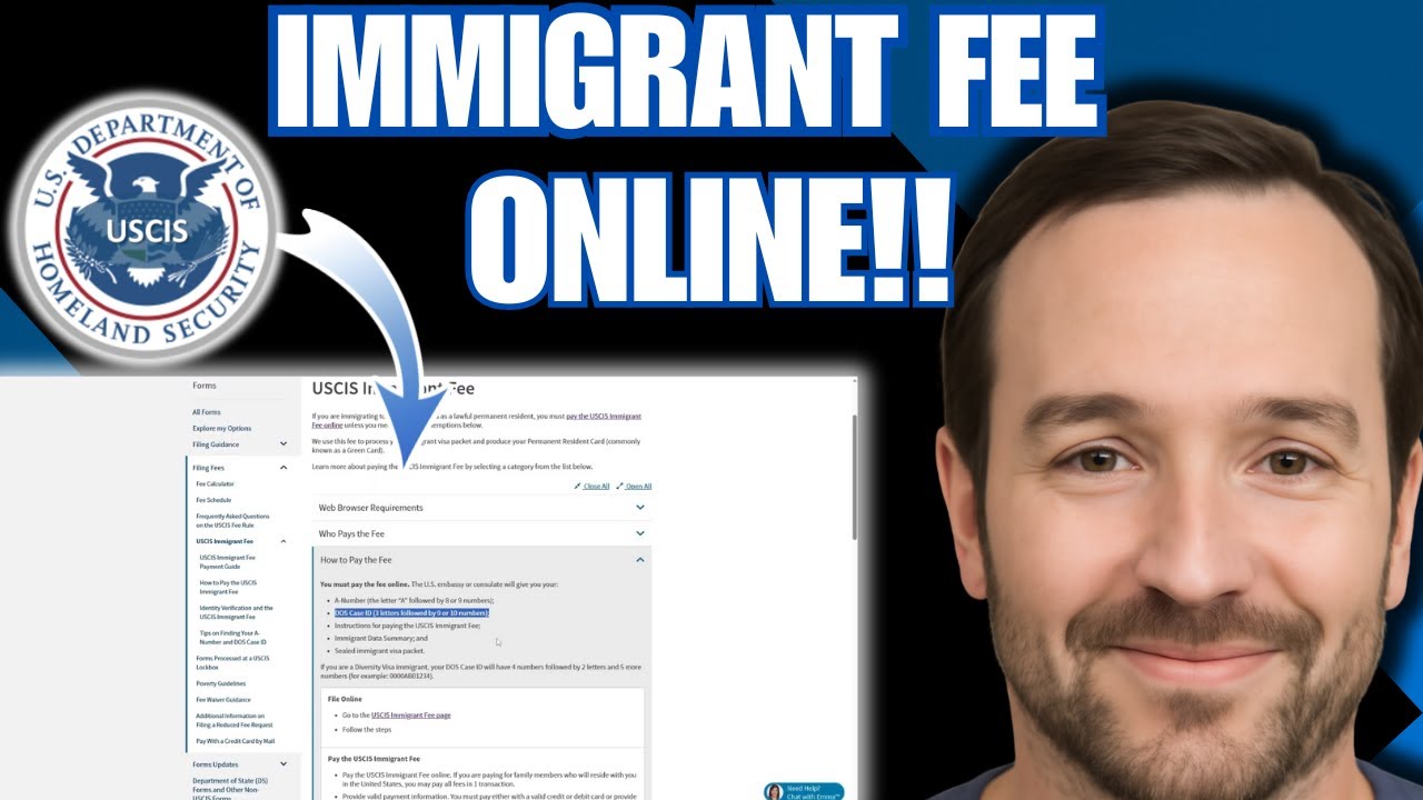 How To Pay USCIS Immigrant Fee Online 2026