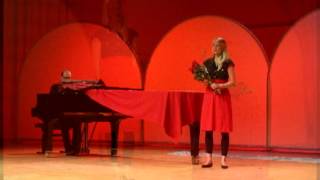 Ellen Sörensen sjunger Paminas aria, Mozart, Trollflöjten