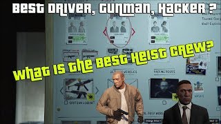 GTA Online What Is The Best Driver, Gunman And Hacker To Use On 3 Approaches In The Casino Heist?