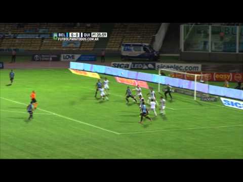 La sacaron en la línea. Belgrano 0 - Quilmes 0. Fecha 9. Primera División 2015.FPT.