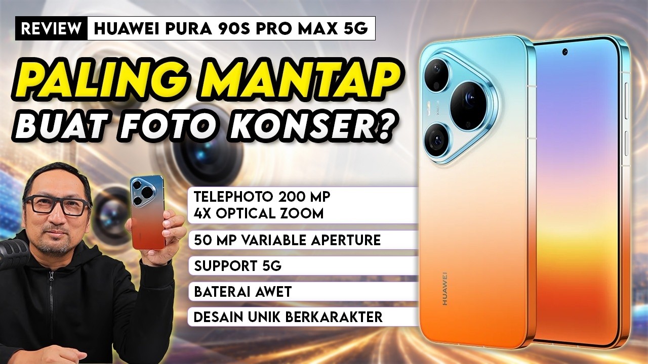 Review HUAWEI Pura 90s Pro Max | Smartphone Paling Mantap Buat Diajak Foto Konser?!