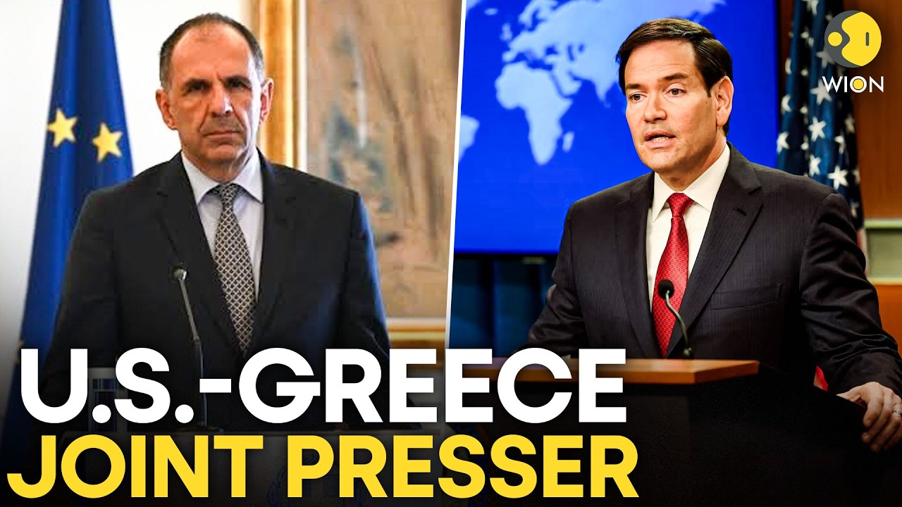 US-Greece Joint Presser LIVE: Marco Rubio Meets Greek Foreign Minister, Major Announcements Expected