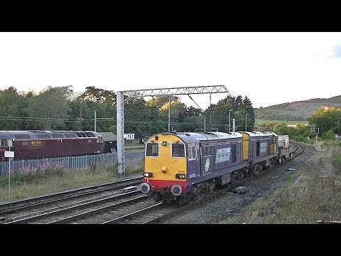 DRS 20308+20302. 6K73. Carnforth. 10/09/13