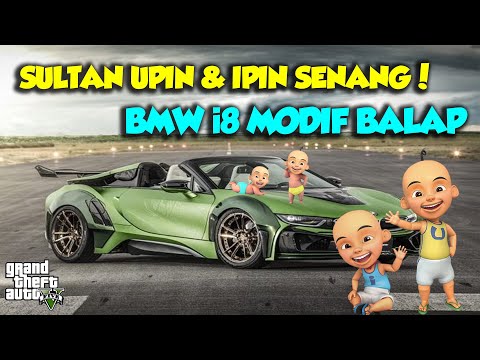 SULTAN UPIN IPIN BALAP PAKE BMW i8 RACING KENCANG - GTA V MOD UPIN & IPIN EPISODE SPESIAL