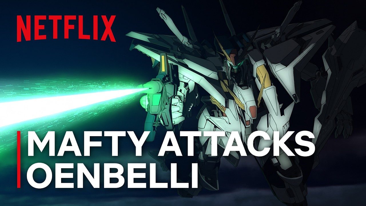 Battle At Oenbelli | Mobile Suit Gundam Hathaway: The Sorcery of Nymph Circe | Netflix Anime