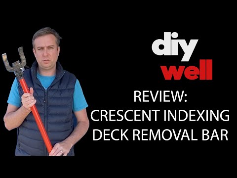 DIY Well Review: Crescent 44" Indexing Deck Removal Bull Bar and How to remove deck boards.