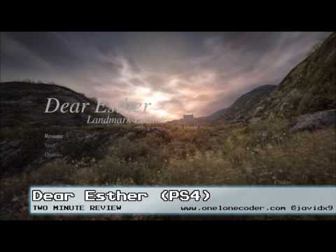 2分間のレビュー。ディア・エスター (PS4 GAME) (Two Minute Review: Dear Esther (PS4 GAME))