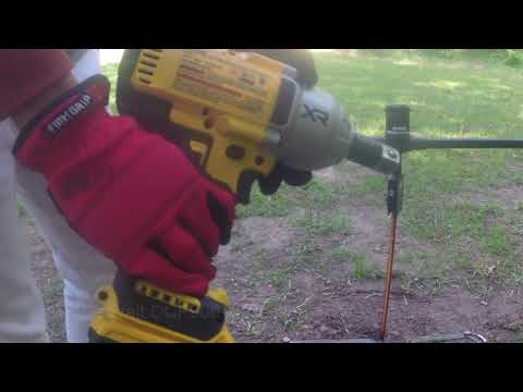 Impact vs non-impact torque. Which is better for installing earth anchors?