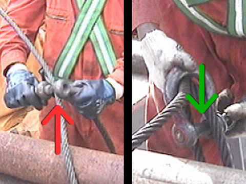 Movimentação de Cargas - Amarração de Manilhas