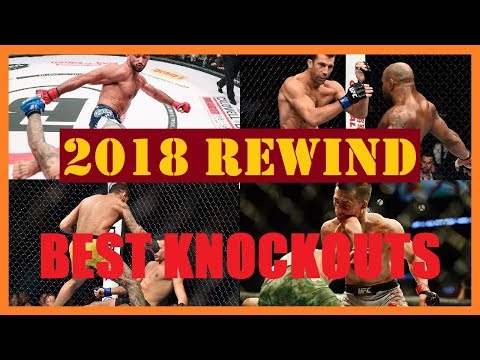 UFC MMA 2018 REWIND - BEST KNOCKOUTS MONTH BY MONTH