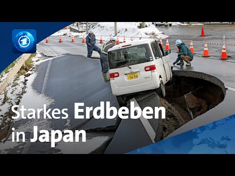 Starkes Erdbeben in Japan