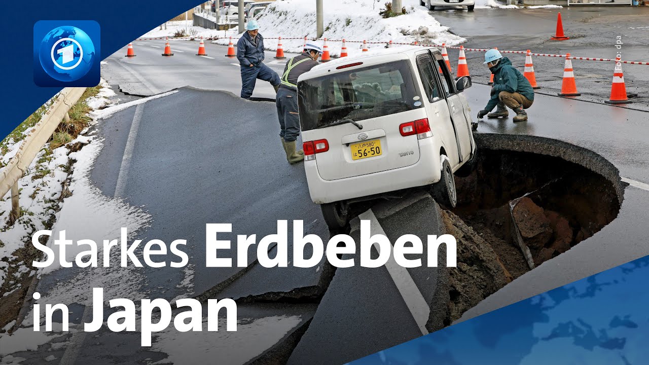 Starkes Erdbeben in Japan