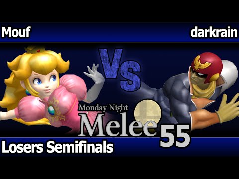 MNM 55 Melee - Mouf (Peach) vs darkrain (C Falcon) - Losers Semifinals
