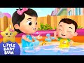 Baby Max And Mia Splash Water And Play In The Pool LittleBabyBum Nursery Rhymes For Babies