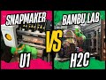 Clash Of The New Printers Snapmaker U1 Vs Bambu Lab H2C