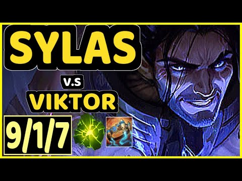 XIOH (SYLAS) vs VIKTOR - 9/1/7 KDA MID GAMEPLAY - EUW Ranked GRANDMASTER