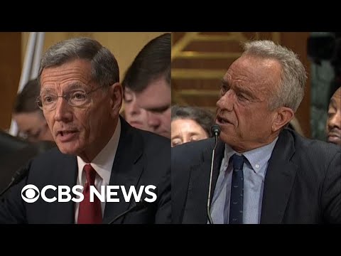 Watch: Sen. Barrasso tells RFK Jr. he's "deeply concerned" about his vaccine approach