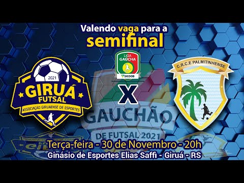 Giruá Futsal/Interag/Cegil x Palmitinhense | Valendo vaga para a semifinal do gauchão de futsal