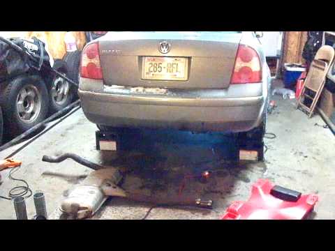 02 Passat b5.5 1.8t straight piped