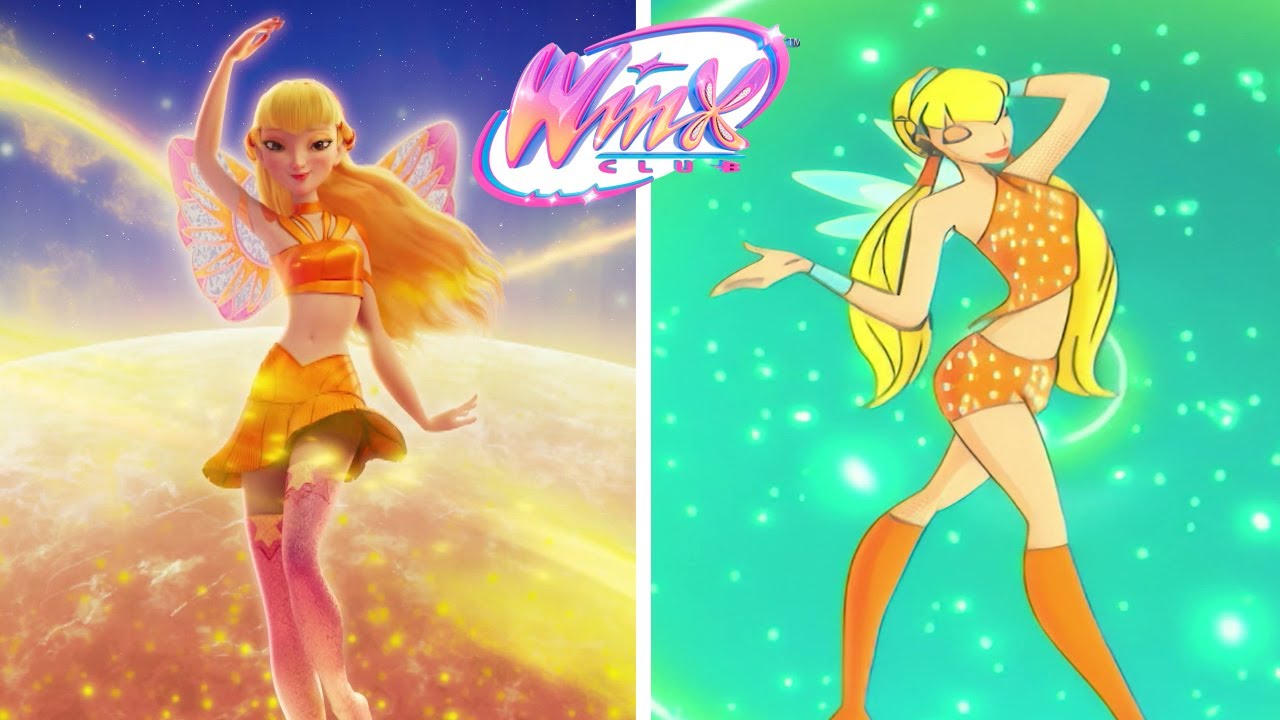 Stella's Transformation: original Season 1 vs. Reboot Side-by-Side | Winx Club Official