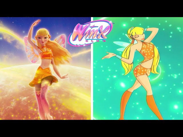 Stella's Transformation: original Season 1 vs. Reboot Side-by-Side | Winx Club Official