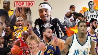 My Top 100 Ranked NBA Player List Of All Time!
