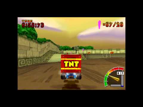 Rampage Ruins - CTR Challenge - Crash Team Racing - 101% Playthrough (Part #27)